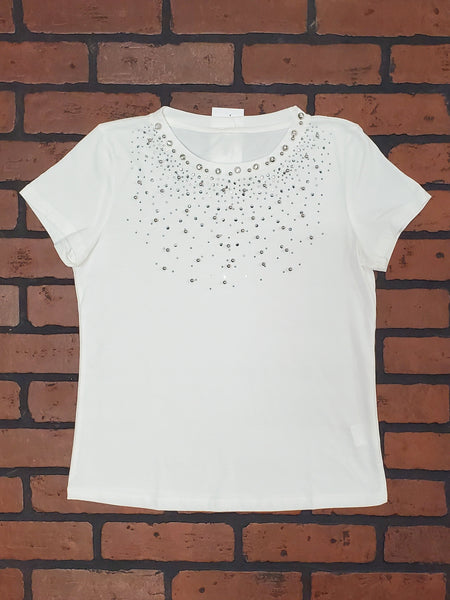 Maddie Anne Embellished Tee (Small Fit) – Katy Lynn Boutique