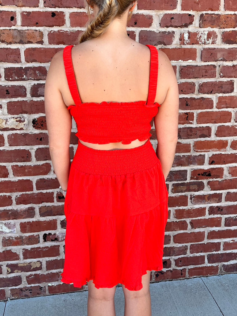 Charlotte Open Back Dress