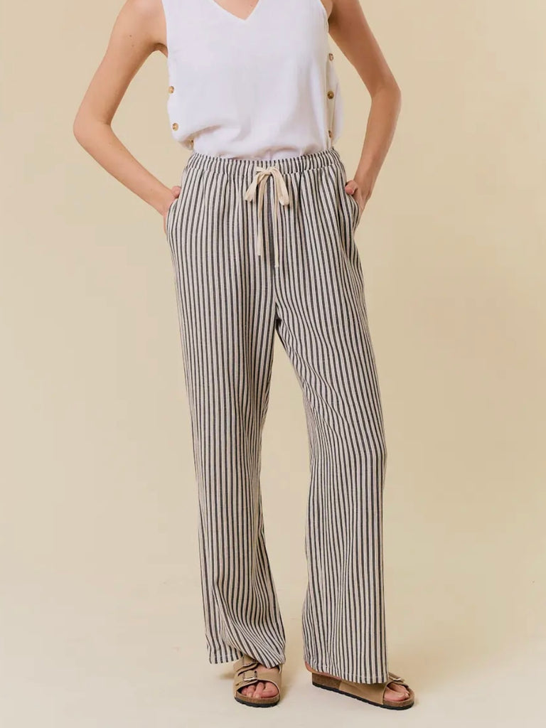 Dawn Wide Leg Pants with Pockets