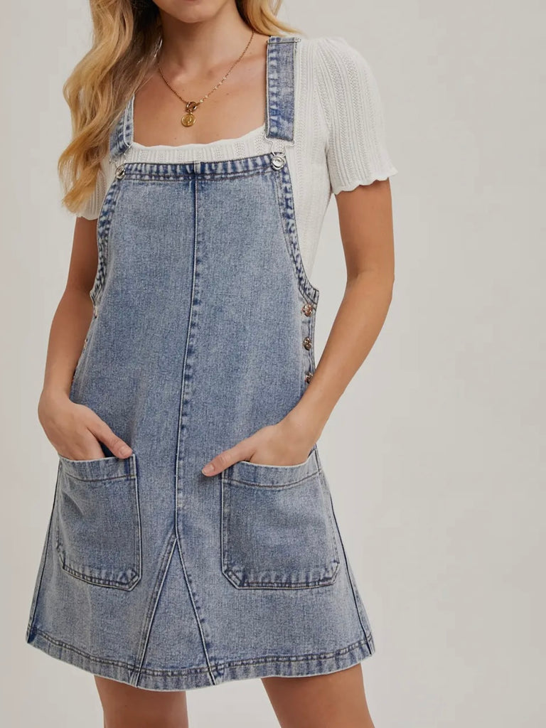 Sarah Overall Denim Dress