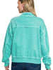 Bea Quarter Zip - Turquoise