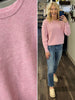 Gwen Perfect Ribbed Sweater - Pink