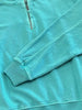 Bea Quarter Zip - Turquoise