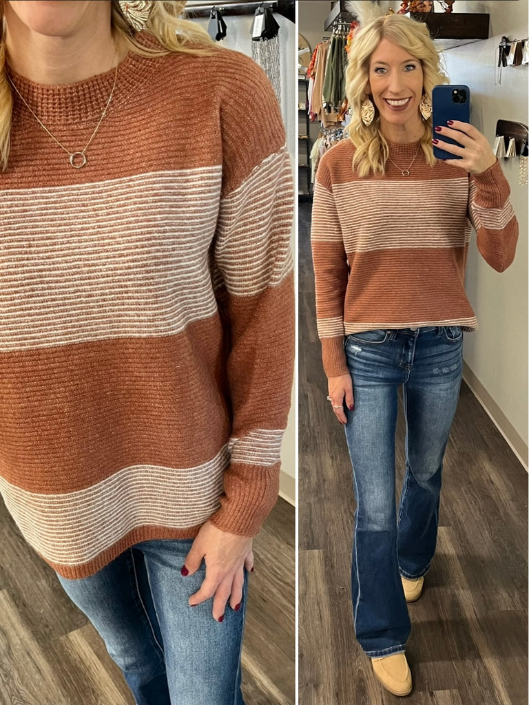 Sheyna So-Soft Sweater - Copper