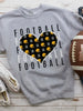 IOWA Football Heart Crewneck