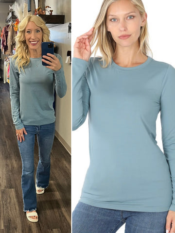 Kari Perfect Long Sleeve - V-Neck - PLUS