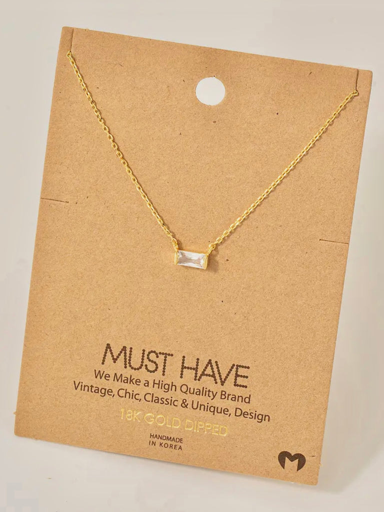 Meg Mini Pendant Necklace - Gold