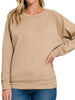 Julianne Perfect Scuba Crewneck - Latte