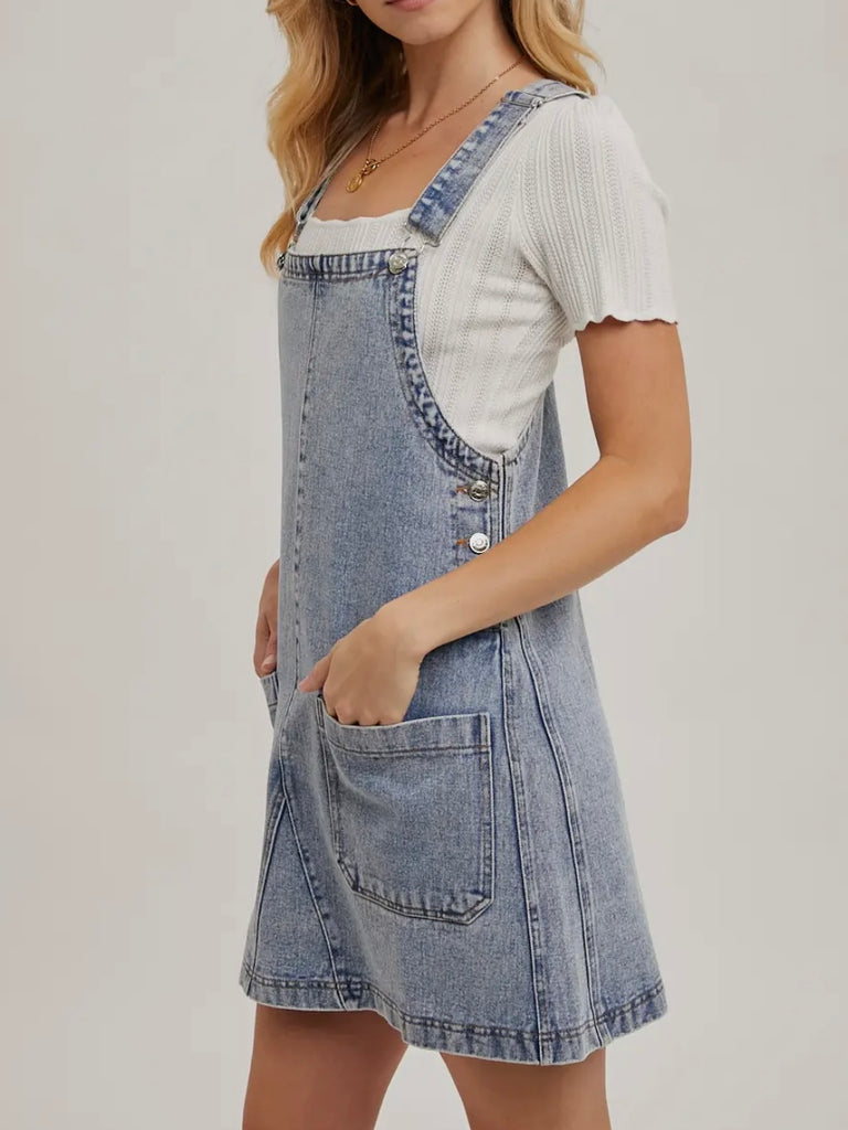 Sarah Overall Denim Dress