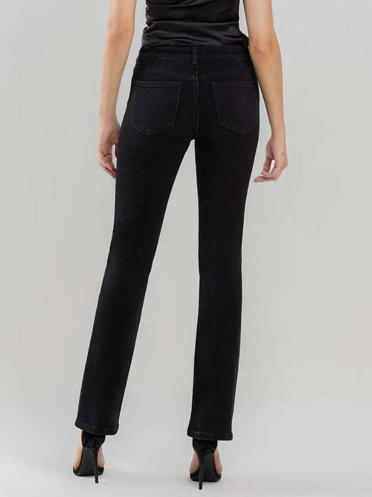 Molli Mid-Rise Bootcut - Black