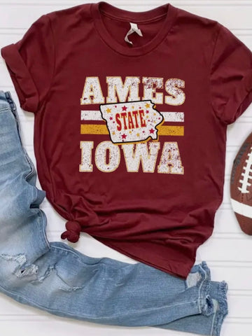 IOWA Football Heart Tee - Kids