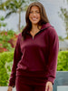 Hamptons 1/4 Zip - Maroon