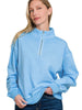 Bea Quarter Zip - Sky Blue