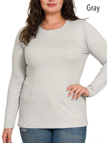 Kari Perfect Long Sleeve - V-Neck - PLUS