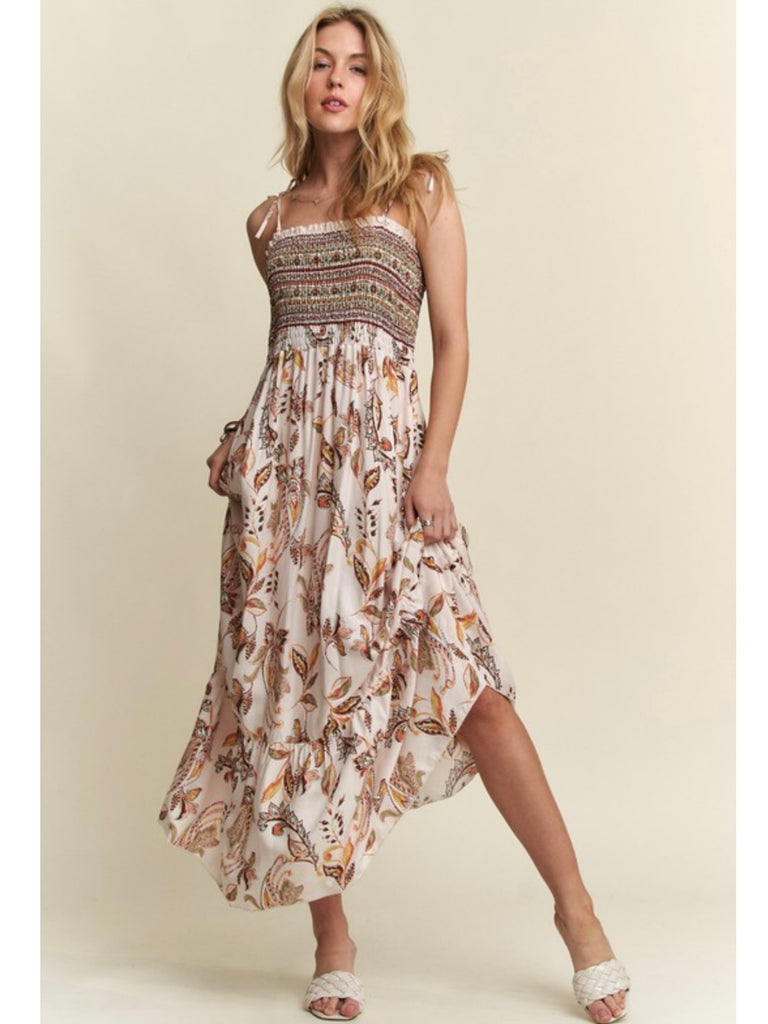 Jessa Paisley Midi Dress