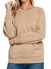 Julianne Perfect Scuba Crewneck - Latte