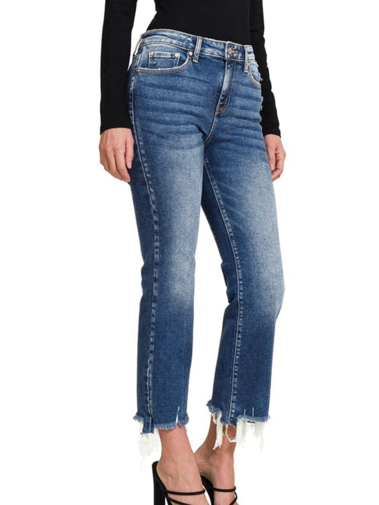 Hailey Kick Crop Flares