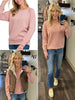 Julianne Perfect Scuba Crewneck - Blush