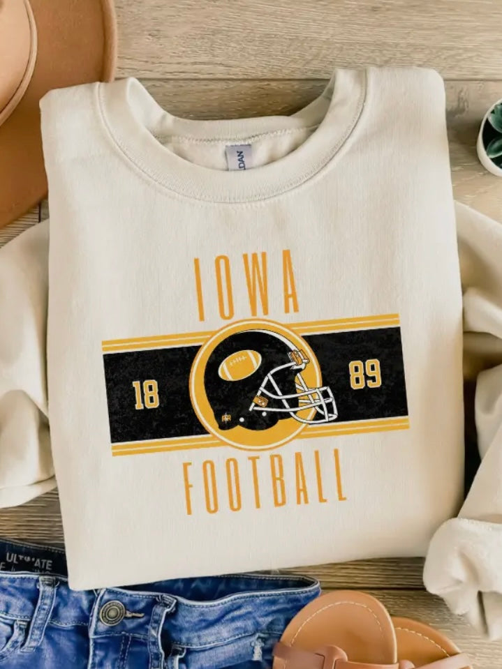 Vintage Helmet Crewneck - IOWA