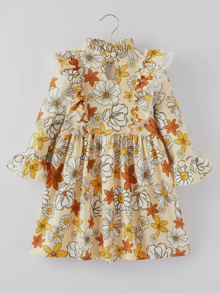 Brooke Fall Floral Dress - KIDS