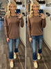 Angie Perfect Lightweight Sweater - Brown