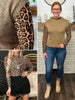 Leopard Mesh Long Sleeve