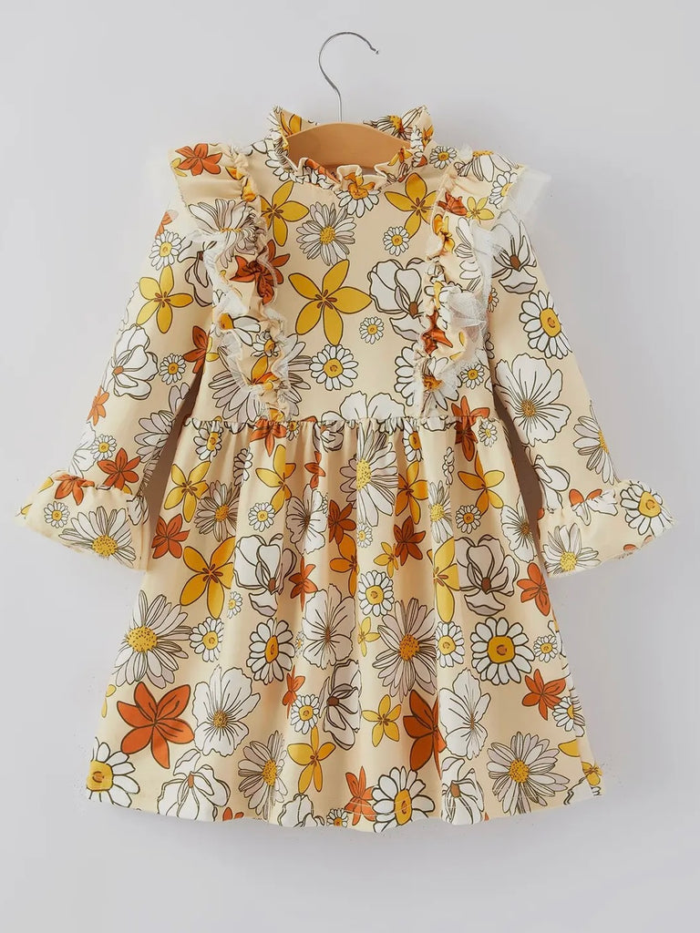 Brooke Fall Floral Dress - KIDS