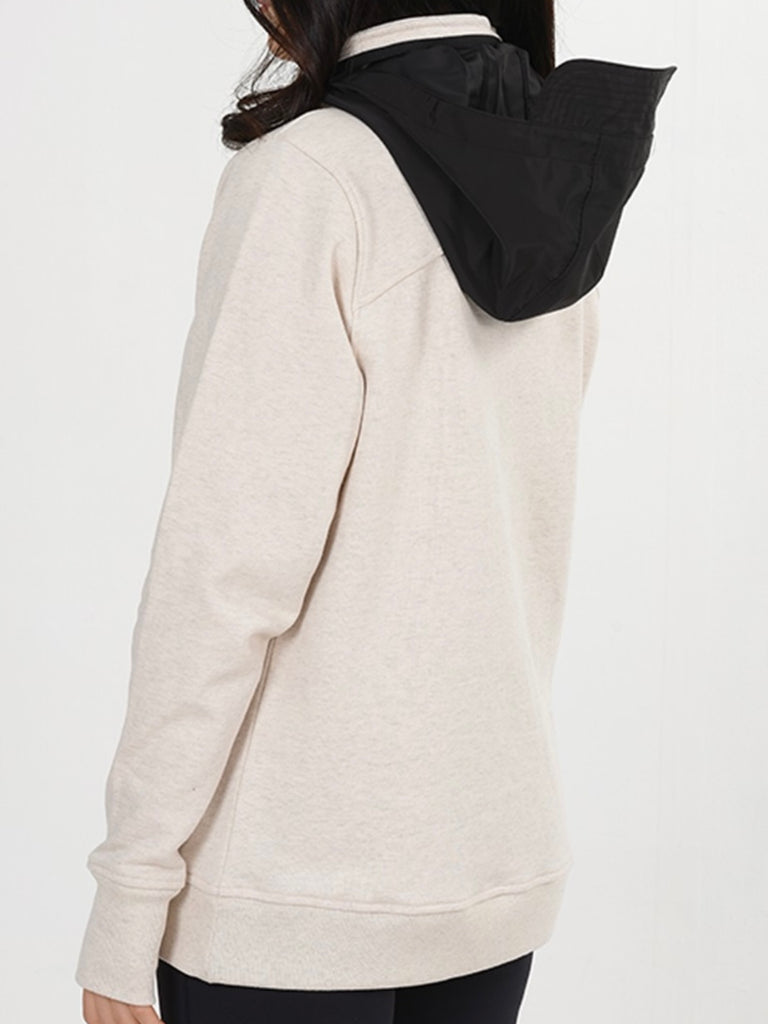 Tessa Anorak High-Performance Hoodie - Oat