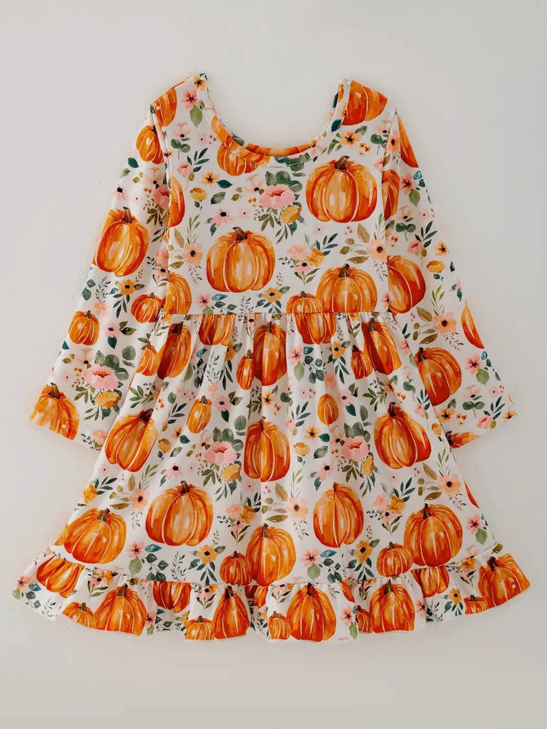 Jena Pumpkin Dress - KIDS