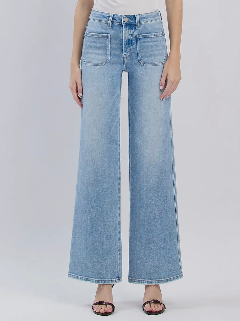 Khloe Wide Leg High-Rise Denim