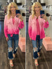 Marcia Ombre Button Up - Pink