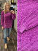 Trina So-Soft Chenille Sweater - Magenta