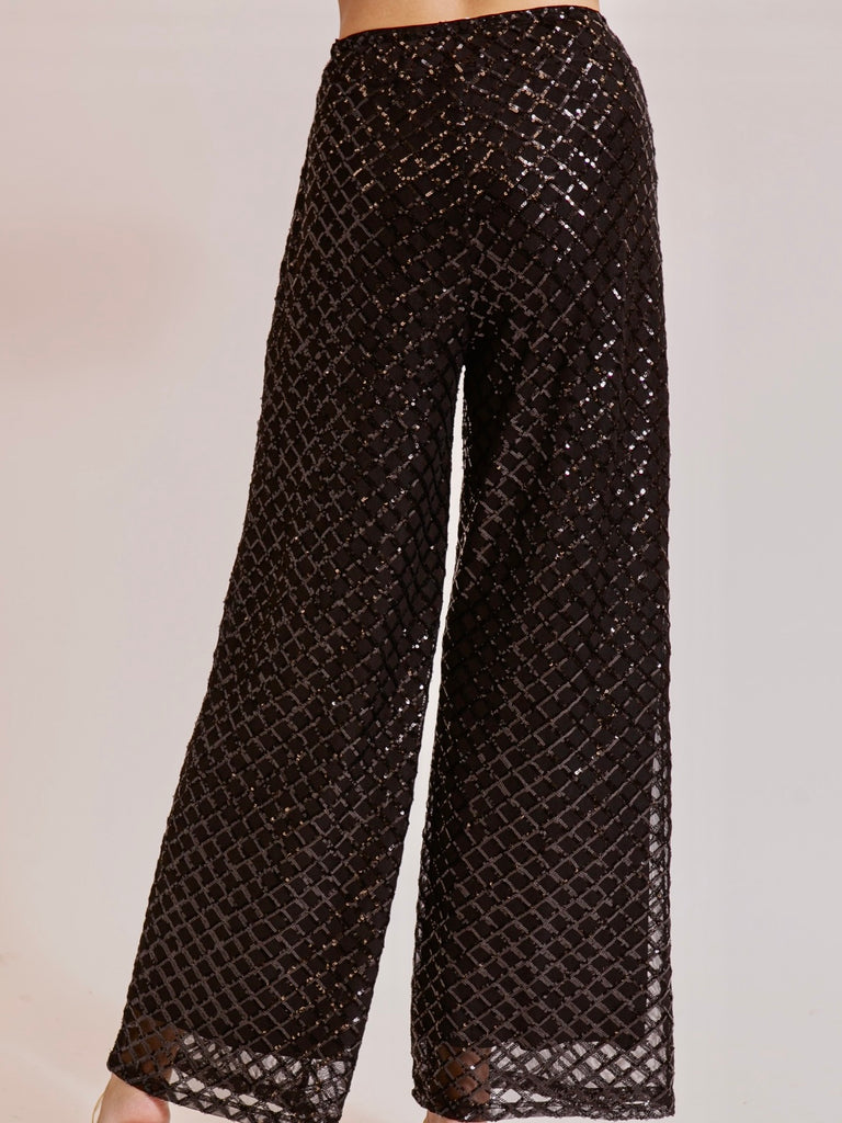 Jaclyn Dazzle Pants - Black Sparkle