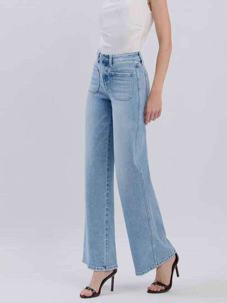 Khloe Wide Leg High-Rise Denim