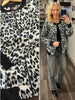 Finn Leopard Print Bomber Jacket