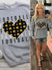 IOWA Football Heart Crewneck