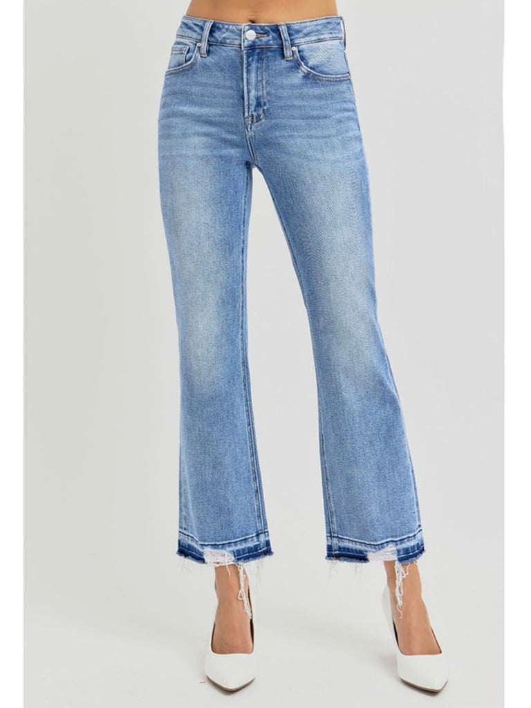 Claudia High Rise Straight Denim