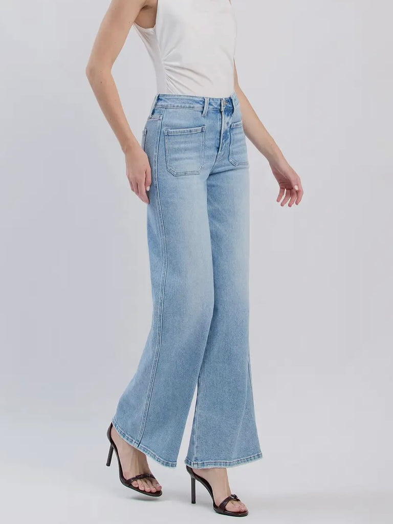 Khloe Wide Leg High-Rise Denim