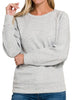 Julianne Perfect Scuba Crewneck - H Grey