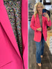 Marisa Cuffed Sleeve Blazers - Pink