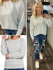 Julianne Perfect Scuba Crewneck - H Grey