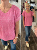 Lexie Dolman Sweater Top - Pink