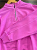 Bea Quarter Zip - Hot Pink