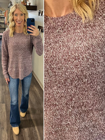 Kelsie Collared Knit Sweatshirt