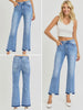 Claudia High Rise Straight Denim