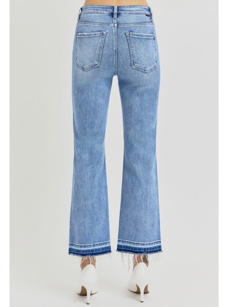 Claudia High Rise Straight Denim