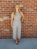 Jamie Strapless Striped Jumpsuit