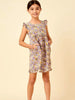 Kya Floral Ruffle Sleeve Dress - GIRLS